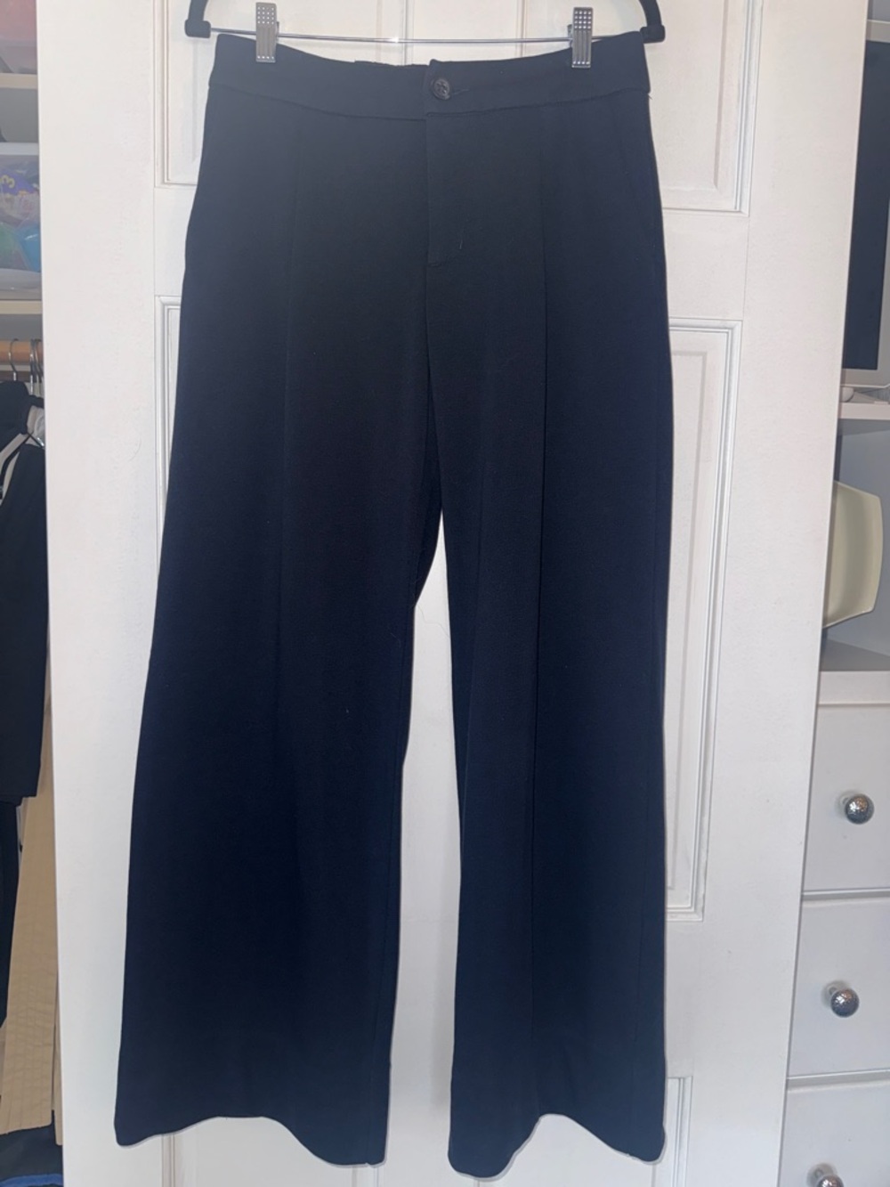 Cabi Classic Navy Blake Trouser Wide-Leg Women's Pants